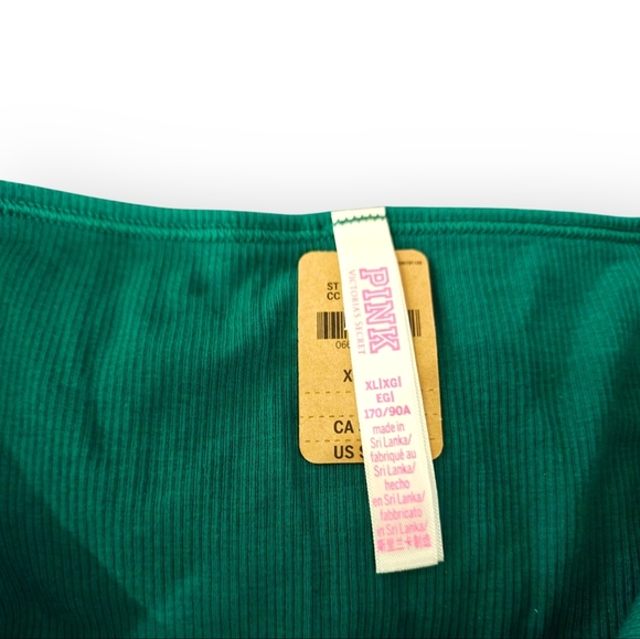 New PINK Victoria's Secret Green Cheeky Panties Cotton Underwear Size XL - Picture 3 of 3